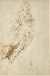 Studie für die Figur der Melpomene